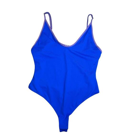 Free People Women's Blue and Purple Bodysuit - Picture 2 of 4